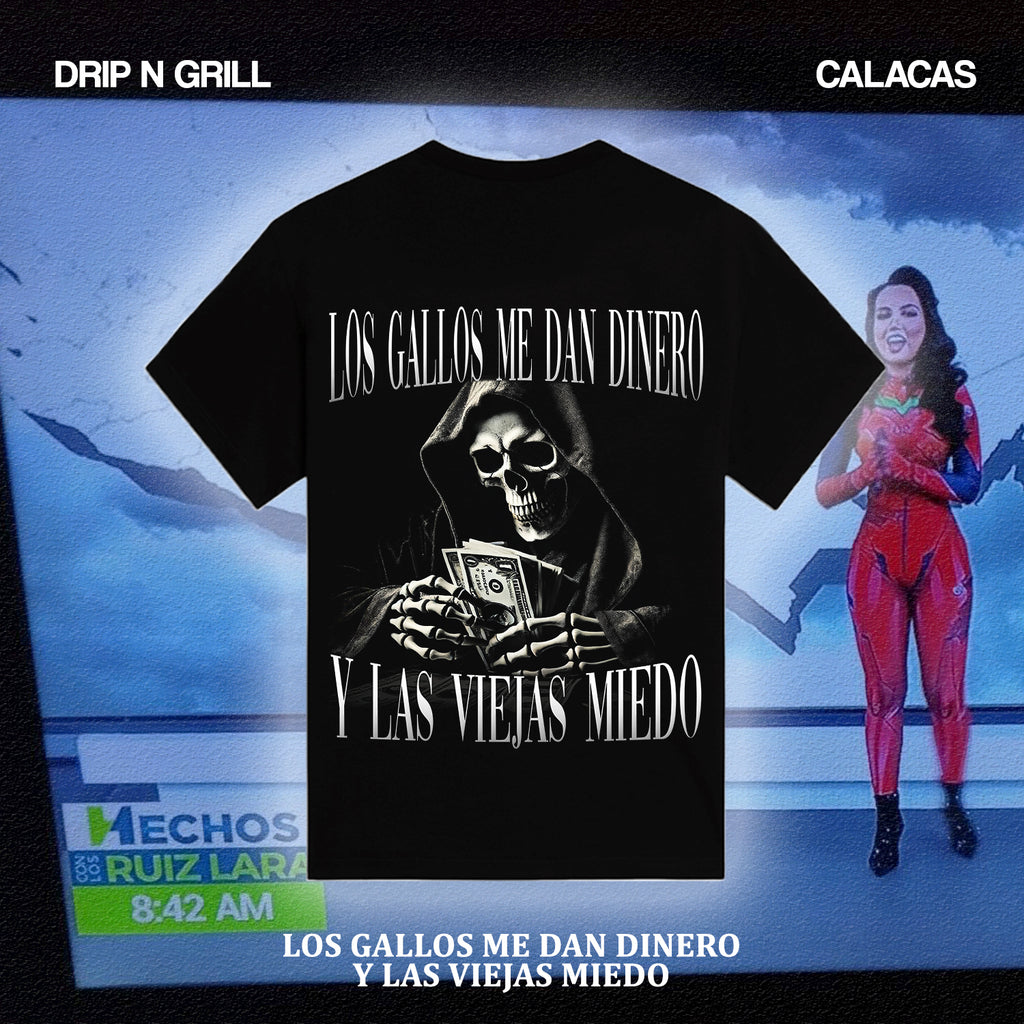 LOS GALLOS ME DAN DINERO Y LAS VIEJAS MIEDO